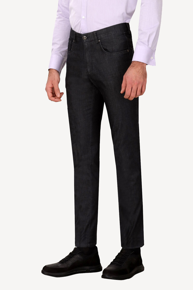 Erkek Füme Spor Kot Regular Fit Pantolon - 2