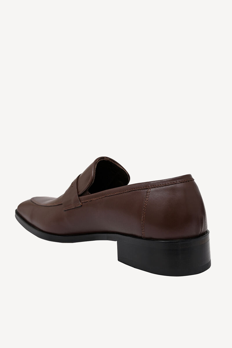 Erkek Kahverengi Klasik Bağcıksız Ayakkabı - 4