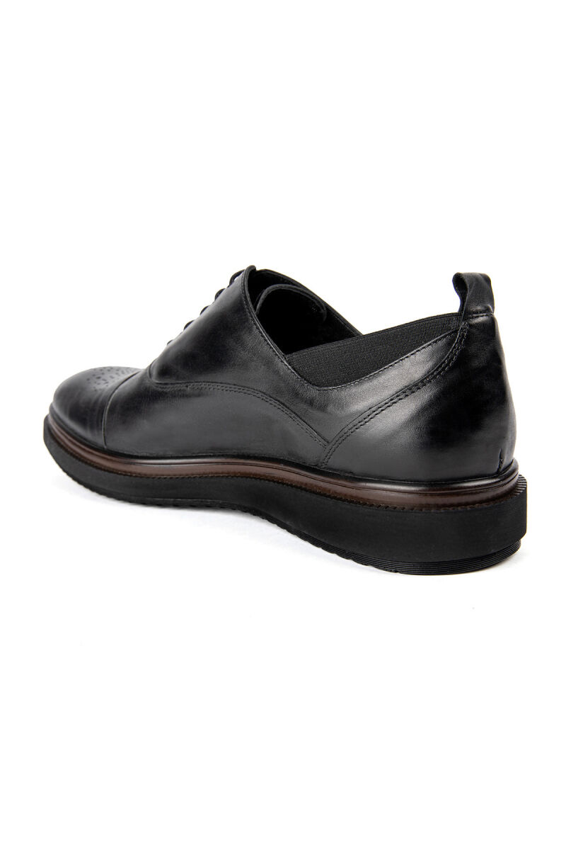 Erkek Siyah Bağcıklı Ayakkabı - 4