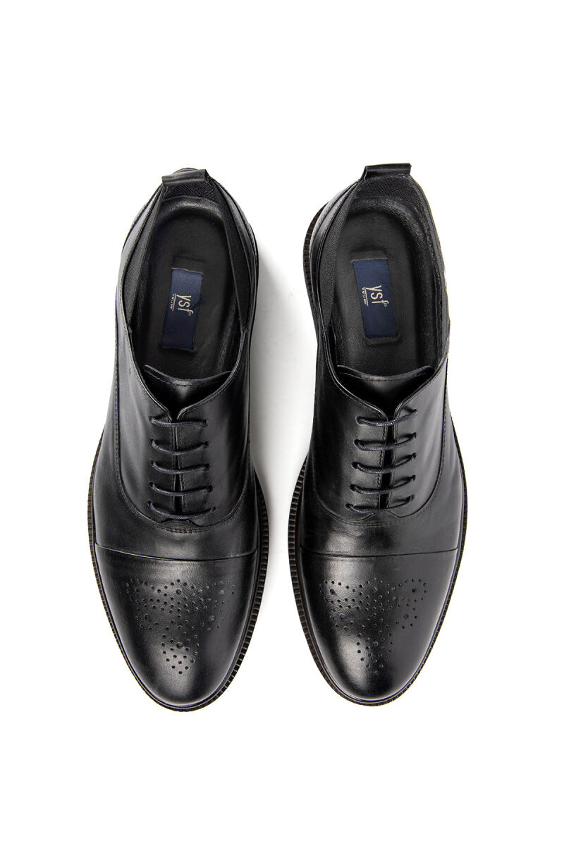 Erkek Siyah Bağcıklı Ayakkabı - 3