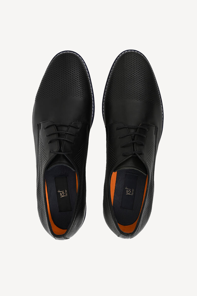 Erkek Siyah Bağcıklı Casual Ayakkabı - 3