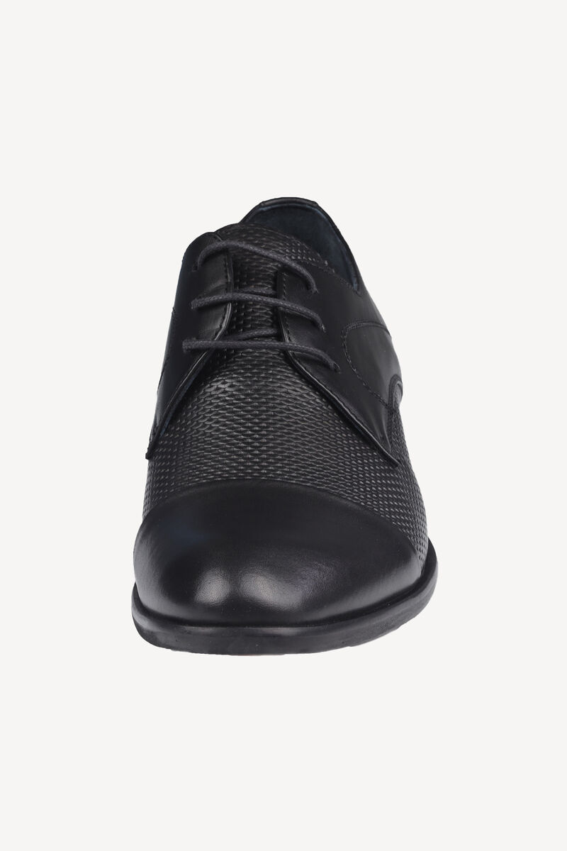 Erkek Siyah Bağcıklı Klasik Ayakkabı - 2