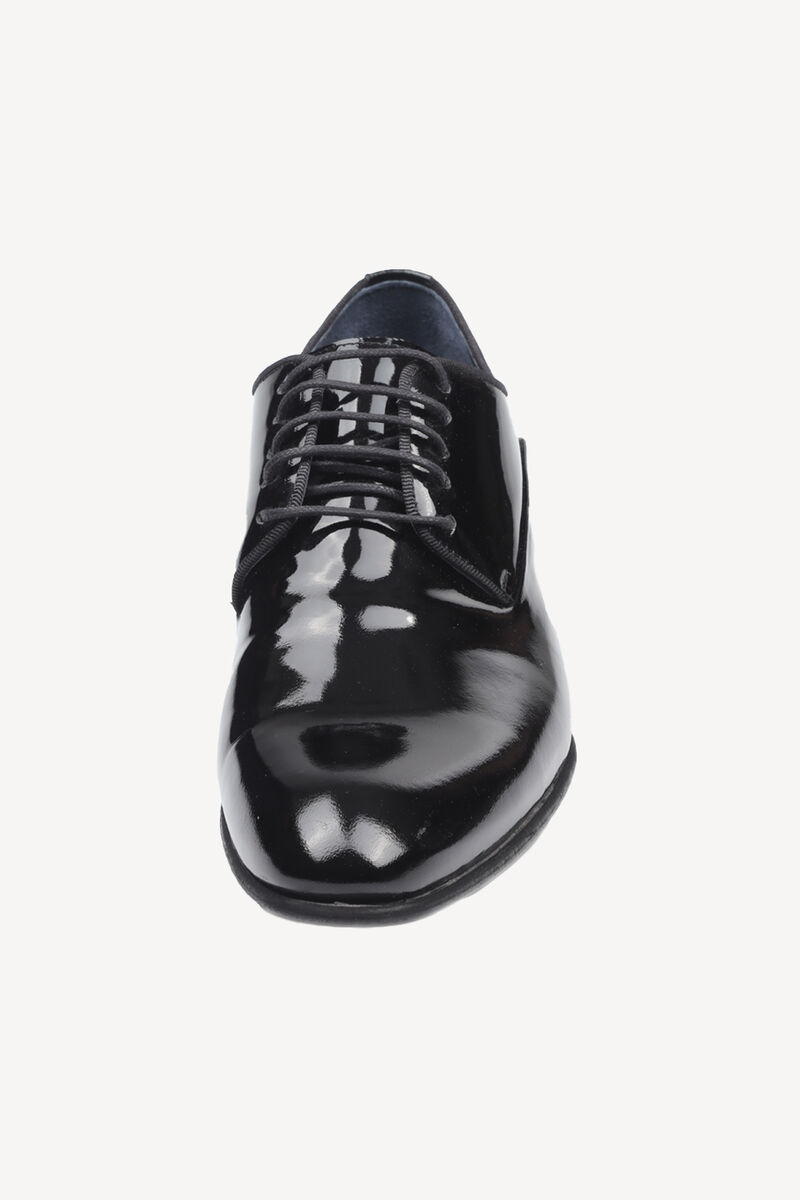Erkek Siyah Bağcıklı Klasik Rugan Ayakkabı - 2
