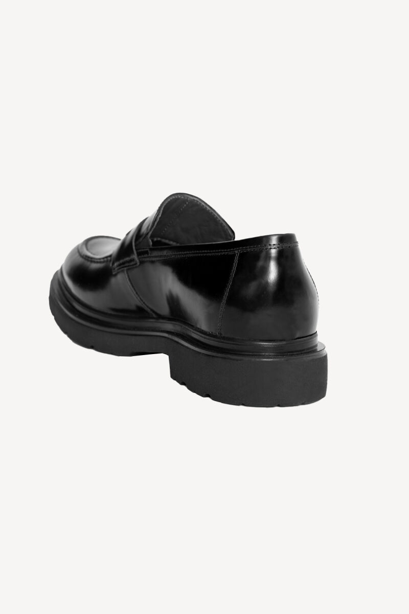 Erkek Siyah Deri Klasik Ayakkabı - 3