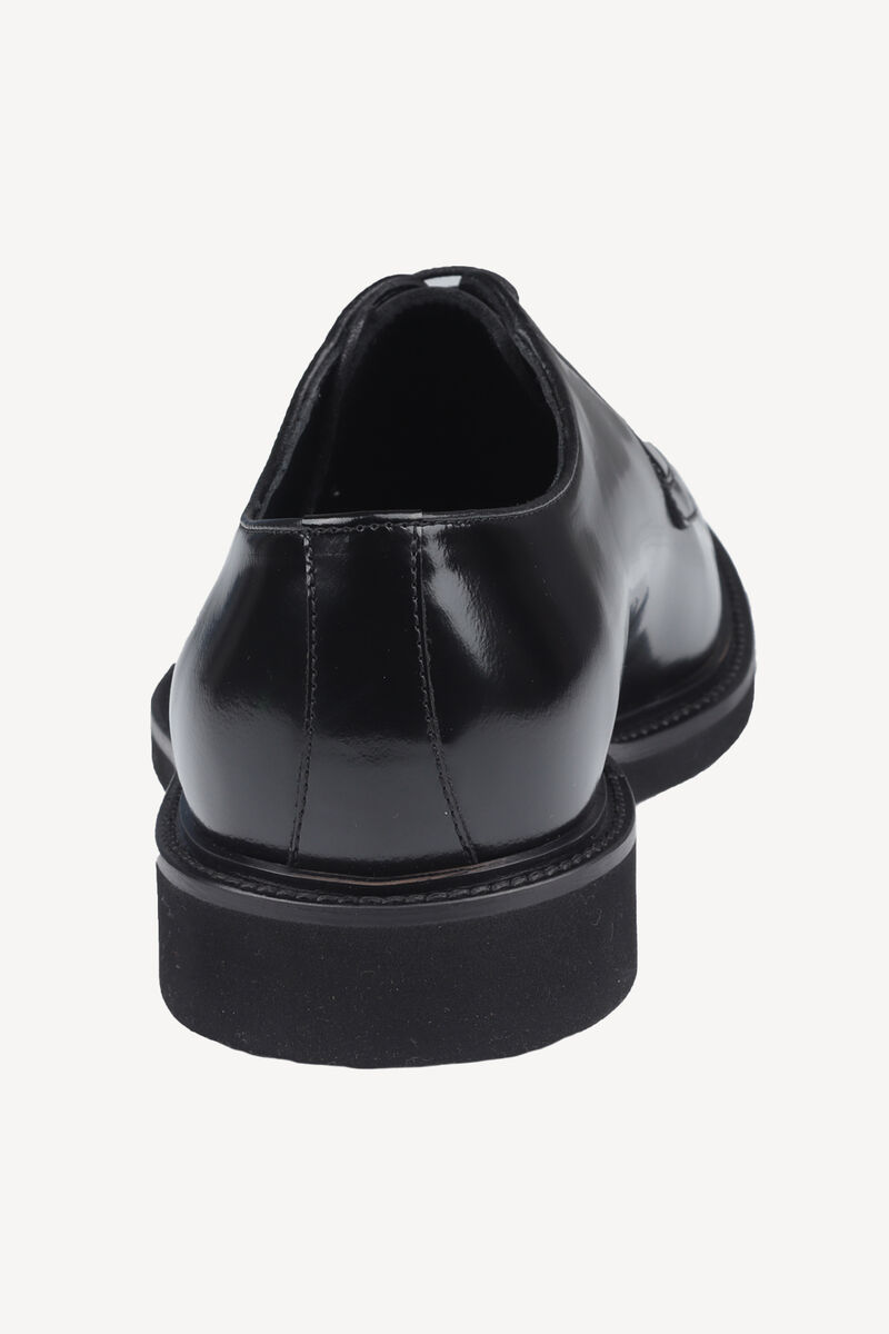 Erkek Siyah Klasik Bağcıklı Rugan Ayakkabı - 3