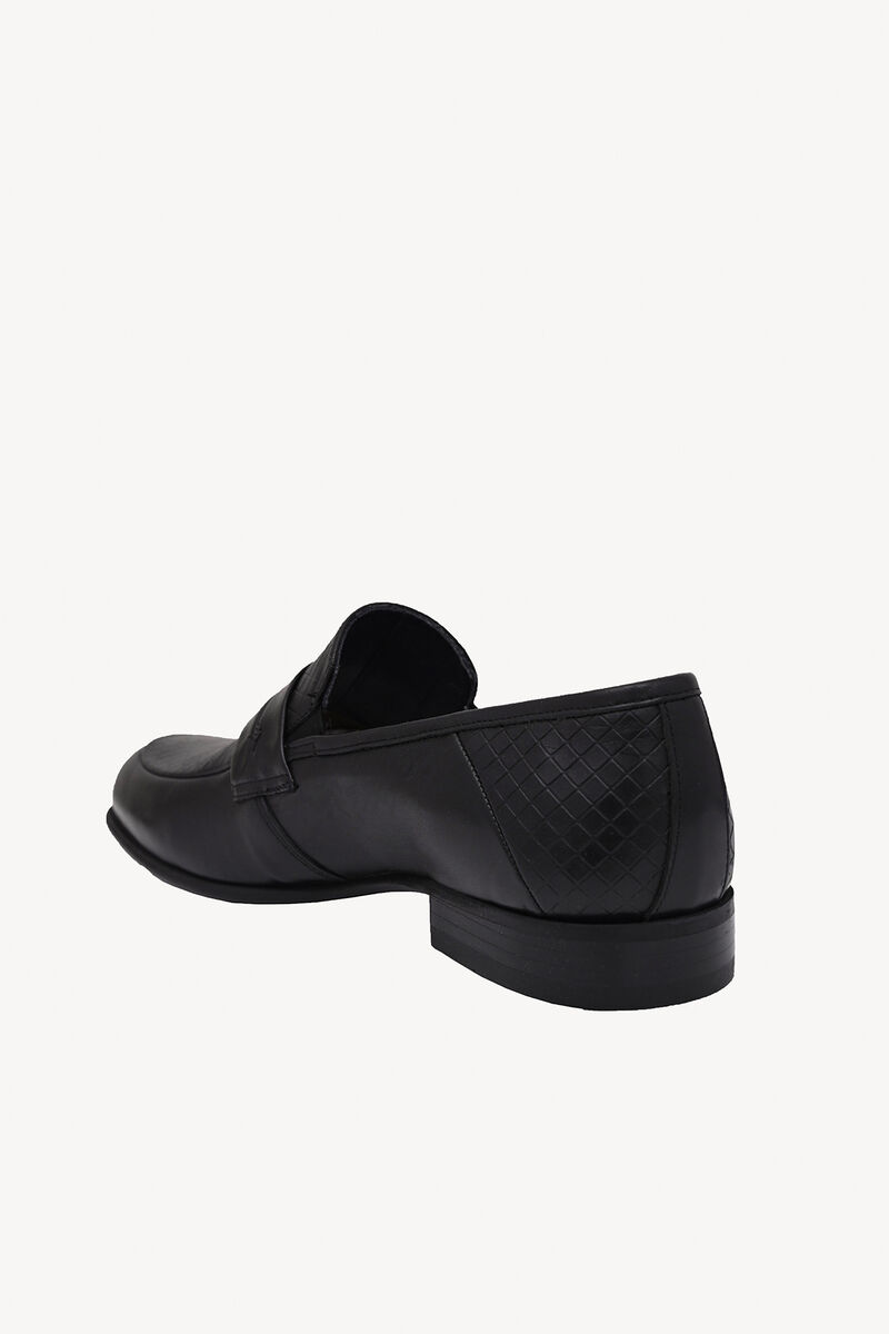 Erkek Siyah Klasik Loafer Ayakkabı - 4