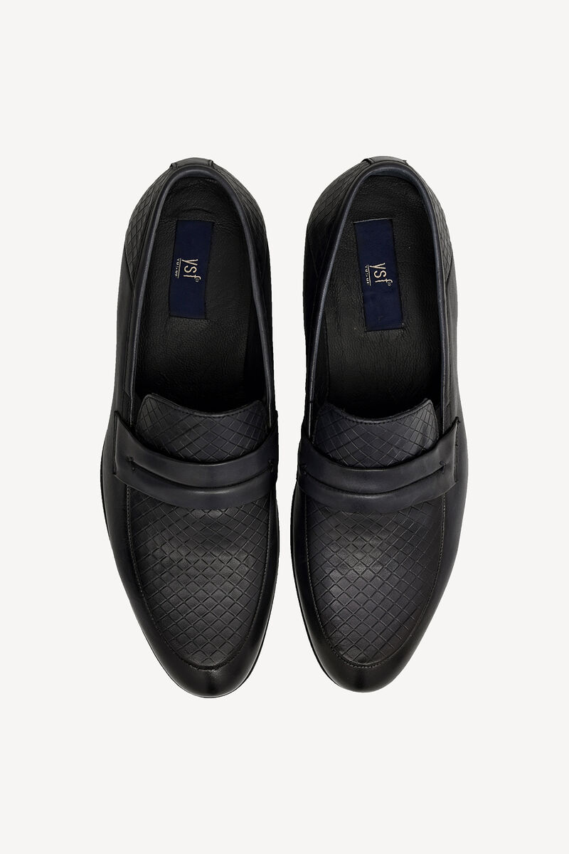 Erkek Siyah Klasik Loafer Ayakkabı - 3