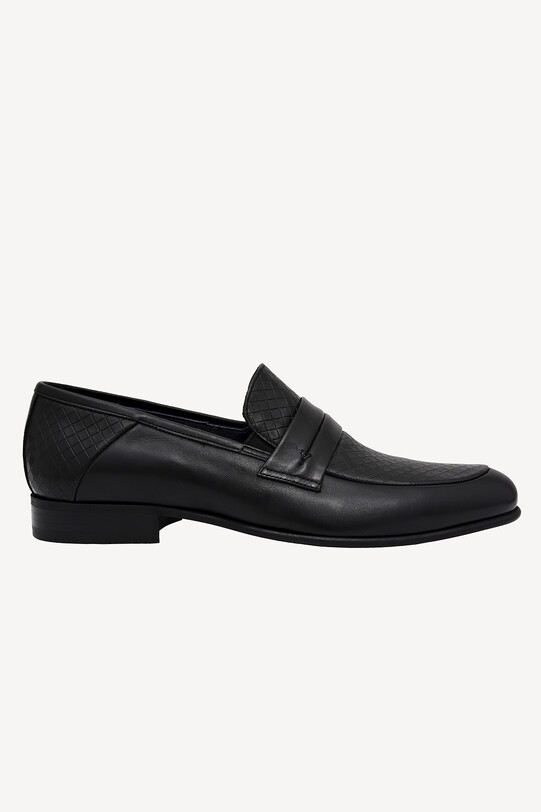 Erkek Siyah Klasik Loafer Ayakkabı