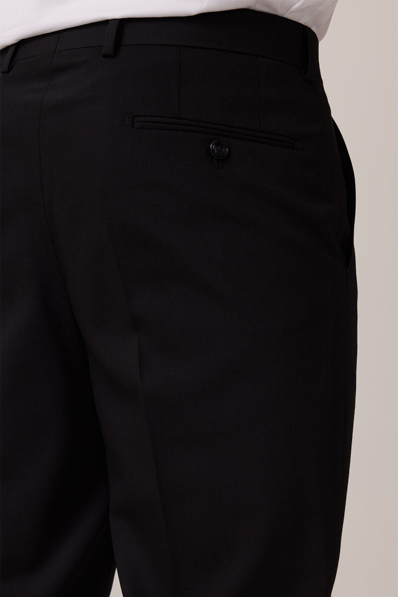 Erkek Siyah Regular Fit Takım Elbise - 9