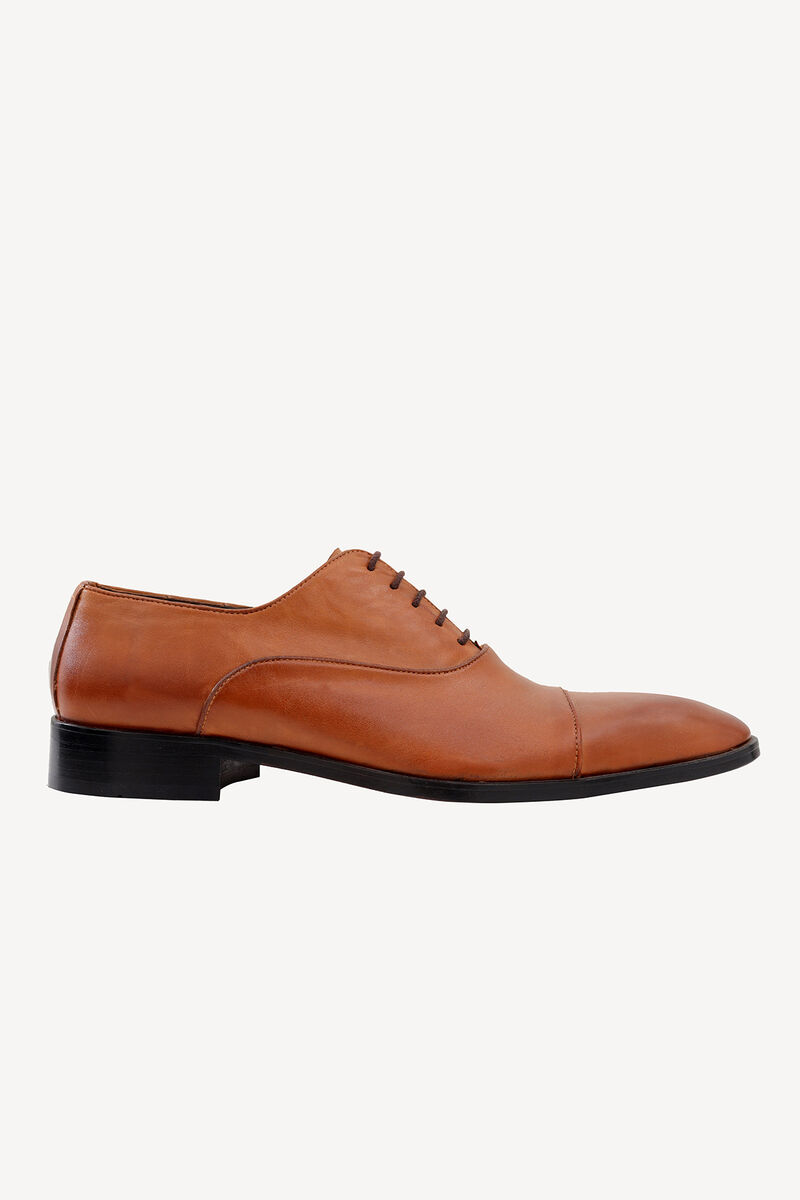 Erkek Taba Klasik Bağcıklı Ayakkabı - 1
