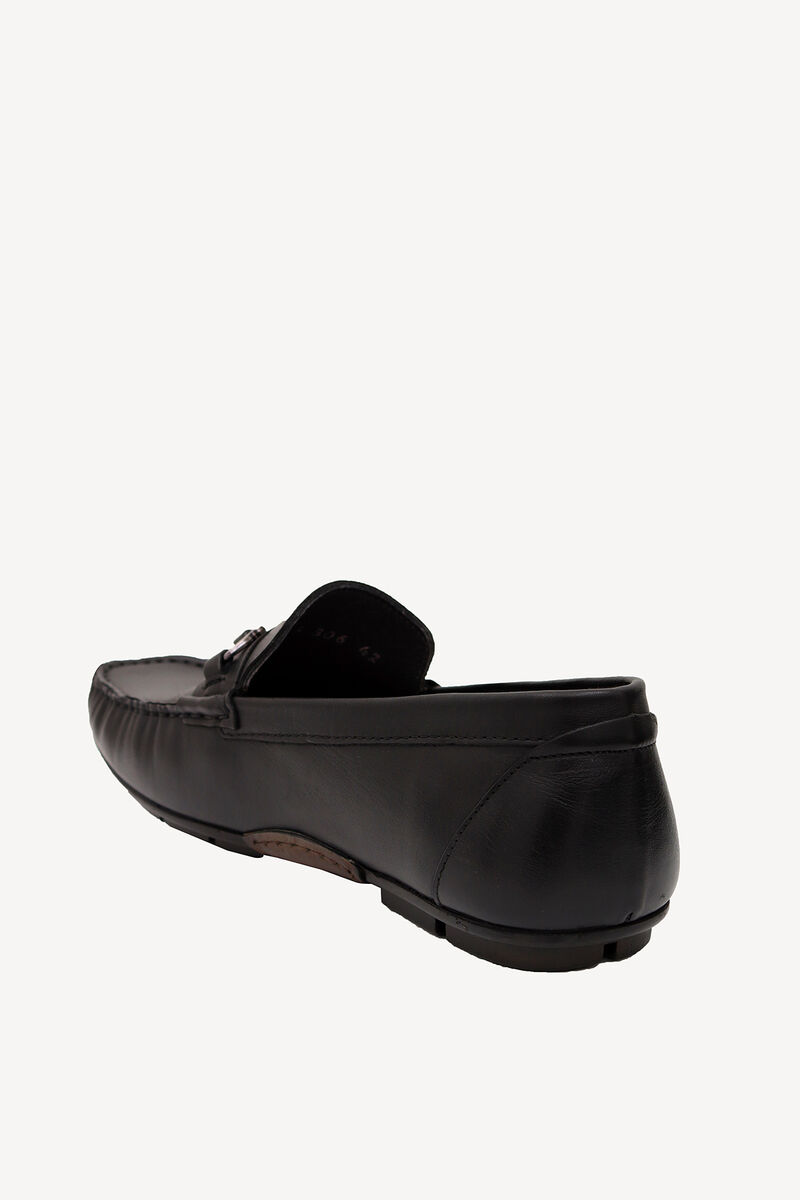 Erkek Siyah Tokalı Ayakkabı - 4
