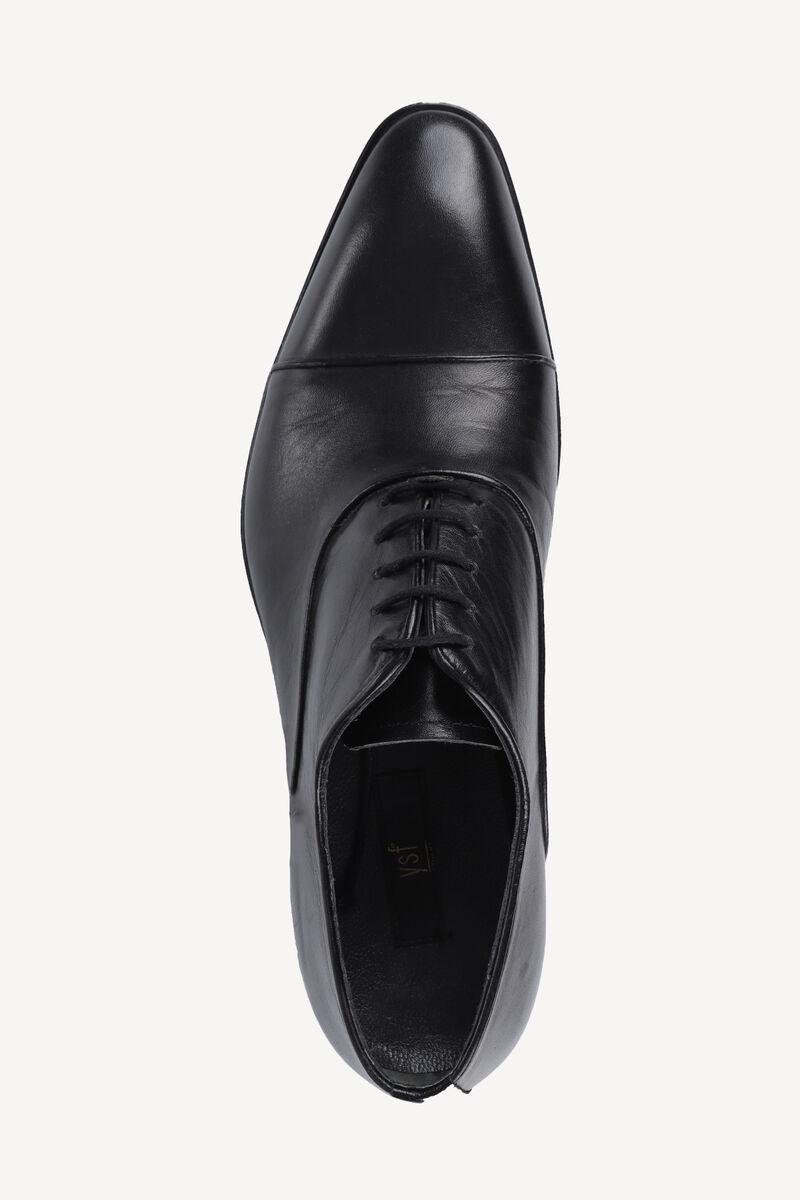 Erkek Siyah Klasik Bağcıklı Ayakkabı - 4