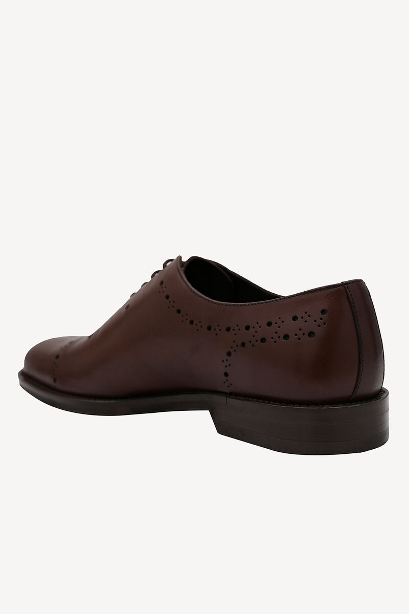 Erkek Kahverengi Klasik Bağcıklı Ayakkabı - 4