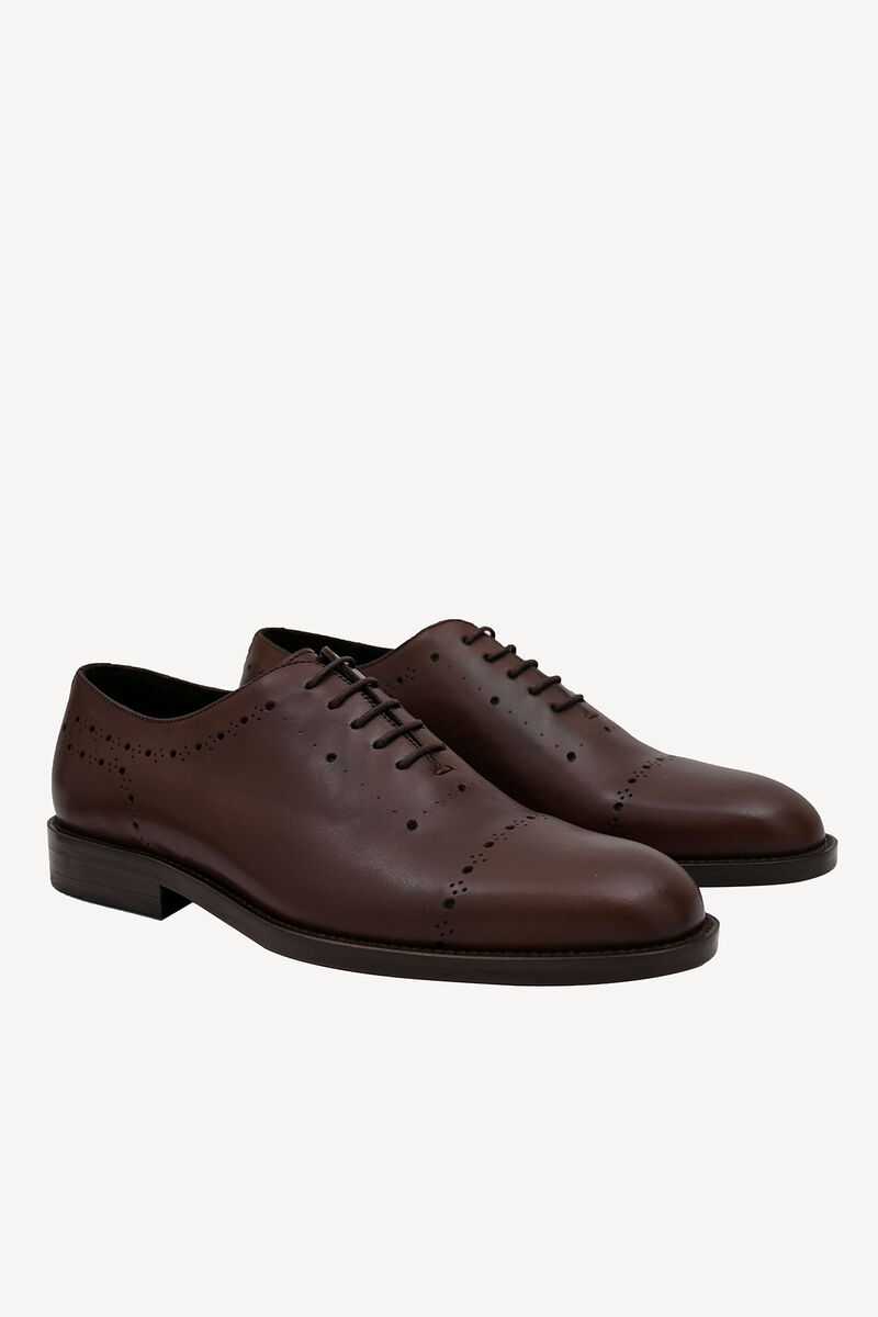 Erkek Kahverengi Klasik Bağcıklı Ayakkabı - 2